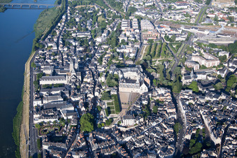 Drohnenaufname von Blois im Bundesland Loir-et-Cher, Frankreich