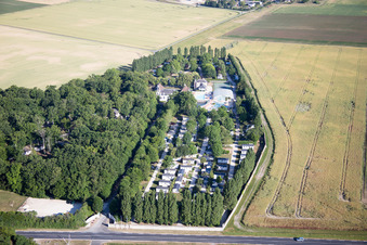 Suèvres, Camping Chateau de la grenouillère im Bundesland Loir-et-Cher, Frankreich