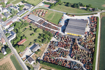Talcy im Bundesland Loir-et-Cher, Frankreich vom Flugzeug aus