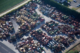 Talcy im Bundesland Loir-et-Cher, Frankreich aus der Vogelperspektive