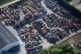 Talcy im Bundesland Loir-et-Cher, Frankreich aus der Luft betrachtet