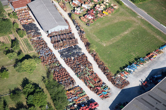 Talcy im Bundesland Loir-et-Cher, Frankreich von einer Drohne aus