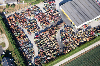Talcy im Bundesland Loir-et-Cher, Frankreich von der Drohne aus gesehen
