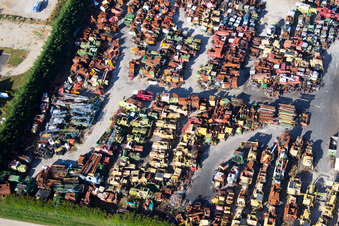 Luftbild von Talcy im Bundesland Loir-et-Cher, Frankreich