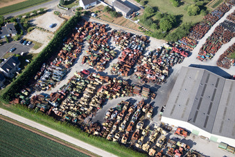 Schrägluftbild von Talcy im Bundesland Loir-et-Cher, Frankreich