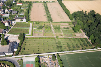 Talcy im Bundesland Loir-et-Cher, Frankreich von oben