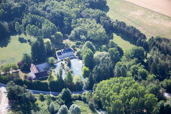 Luftbild von Landes-le-Gaulois im Bundesland Loir-et-Cher, Frankreich