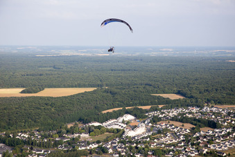 Amboise im Bundesland Indre-et-Loire, Frankreich aus der Luft betrachtet