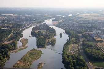 Seine-Insel in Amboise im Bundesland Indre-et-Loire, Frankreich