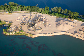 Luftbild von Chouzy-sur-Cisse im Bundesland Loir-et-Cher, Frankreich