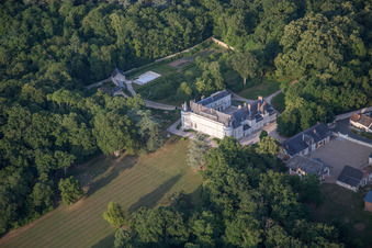 Palais des Schloss Chartau de Plessis in Chailles in Centre-Val de Loire im Bundesland Loir-et-Cher, Frankreich