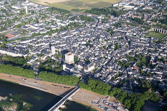 Luftbild von Beaugency (F-Centre) im Bundesland Loiret, Frankreich