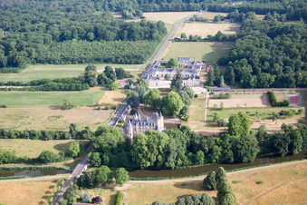 Château de Combreux im Bundesland Loiret, Frankreich