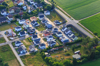 Neubaugebiet Im Holderbusch in Minfeld im Bundesland Rheinland-Pfalz, Deutschland
