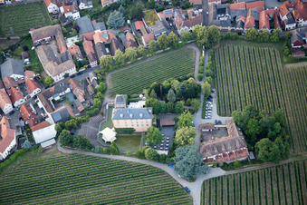 Gebäudekomplex der Hotelanlage Hotel Schloß Edesheim, Privathotels Dr. Lohbeck GmbH & Co. KG in Edesheim im Bundesland Rheinland-Pfalz, Deutschland