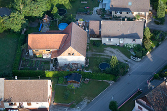 Scheibenhard im Bundesland Bas-Rhin, Frankreich vom Flugzeug aus
