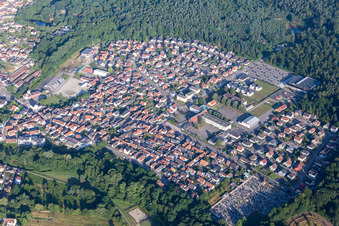 Siedlungsgebiet in Soufflenheim in Grand Est im Bundesland Bas-Rhin, Frankreich