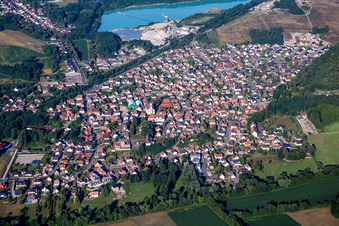 Luftbild von Kaltenhouse im Bundesland Bas-Rhin, Frankreich