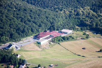 Luftaufnahme von Cleebourg im Bundesland Bas-Rhin, Frankreich