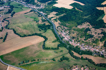 Luftbild von Sommerviller im Bundesland Meurthe-et-Moselle, Frankreich