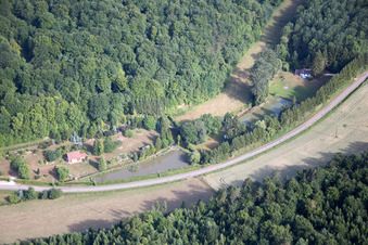 Fischteiche in Lamorville im Bundesland Meuse, Frankreich