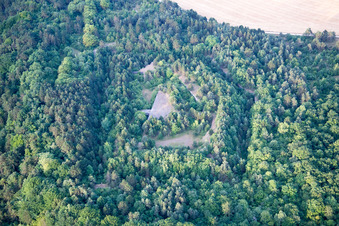 Lucey im Bundesland Meurthe-et-Moselle, Frankreich vom Flugzeug aus