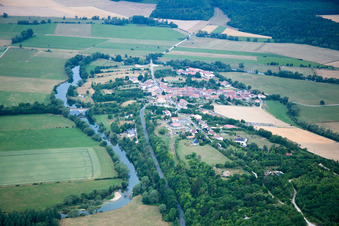 Luftbild von Saint-Germain-sur-Meuse, Frankreich