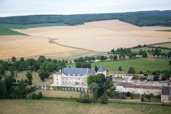 Luftbild von Taillancourt, Montbras im Bundesland Meuse, Frankreich