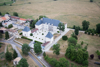 Taillancourt, Montbras im Bundesland Meuse, Frankreich aus der Luft betrachtet