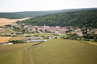 Luftbild von Maxey-sur-Vaise im Bundesland Meuse, Frankreich