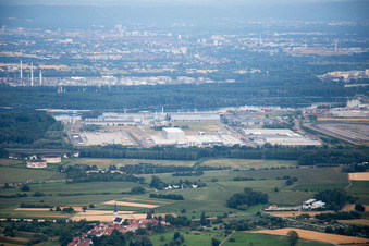 Wörth am Rhein, Industriegebiet Nord im Bundesland Rheinland-Pfalz, Deutschland