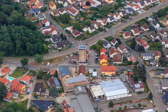 Ludovici-Hochhaus in der Buchstr in Jockgrim im Bundesland Rheinland-Pfalz, Deutschland