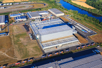 Pfälzer Erfrischungsgetränke GmbH in Wörth am Rhein im Bundesland Rheinland-Pfalz, Deutschland von oben gesehen