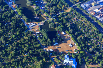 Günther Klotz Anlage, Das Fest, Mount Klotz im Ortsteil Südweststadt in Karlsruhe im Bundesland Baden-Württemberg, Deutschland