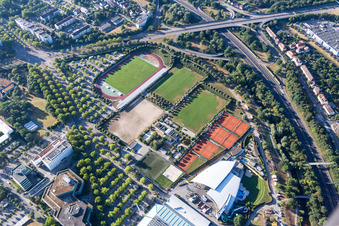 Ortsteil Südweststadt in Karlsruhe im Bundesland Baden-Württemberg, Deutschland