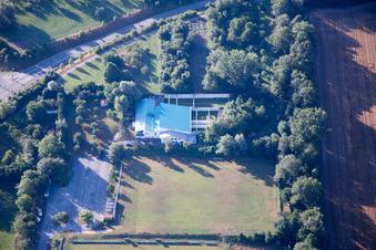 Schützenhaus im Ortsteil Wolfartsweier in Karlsruhe im Bundesland Baden-Württemberg, Deutschland