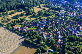 Beim Wasserturm im Ortsteil Hohenwettersbach in Karlsruhe im Bundesland Baden-Württemberg, Deutschland