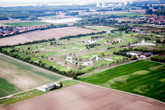 Gelände des Golfplatz Golfpark Biblis-Wattenheim *****GOLF absolute in Wattenheim im Ortsteil Nordheim im Bundesland Hessen, Deutschland aus der Luft