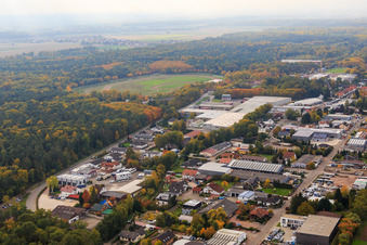 Industriegebiet Am Kleinwald in Herxheim bei Landau im Bundesland Rheinland-Pfalz, Deutschland
