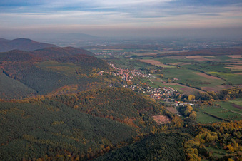 Rothbach im Bundesland Bas-Rhin, Frankreich von oben