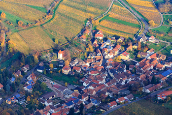 Martinskirche in Leinsweiler im Bundesland Rheinland-Pfalz, Deutschland