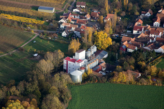Luftbild von Bischoff-Mühl im Ortsteil Appenhofen in Billigheim-Ingenheim im Bundesland Rheinland-Pfalz, Deutschland