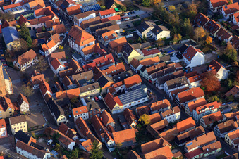 Rathaus in Kandel im Bundesland Rheinland-Pfalz, Deutschland