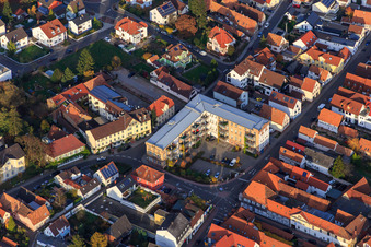 Luftbild von Justgebäude in Kandel im Bundesland Rheinland-Pfalz, Deutschland