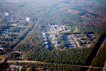 Ortsteil Waldstadt in Karlsruhe im Bundesland Baden-Württemberg, Deutschland