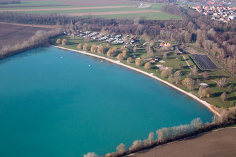 Drohnenaufname von Lauterbourg im Bundesland Bas-Rhin, Frankreich