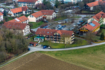 Ortsteil Aunham in Bad Birnbach im Bundesland Bayern, Deutschland aus der Luft