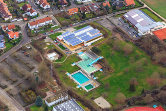 Rebmeerbad Bad Bergzabern im Bundesland Rheinland-Pfalz, Deutschland