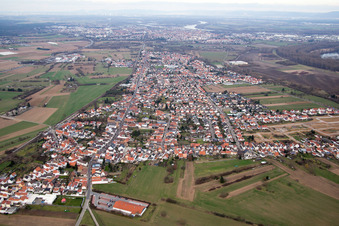 Ortsteil Heiligenstein in Römerberg im Bundesland Rheinland-Pfalz, Deutschland