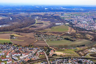 Kleingärtner Kugelfang in Speyer im Bundesland Rheinland-Pfalz, Deutschland
